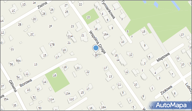 Kamionka, Wspólna Droga, 19, mapa Kamionka