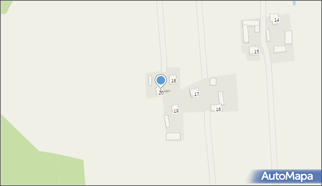 Karpiska, Wspólna, 20, mapa Karpiska