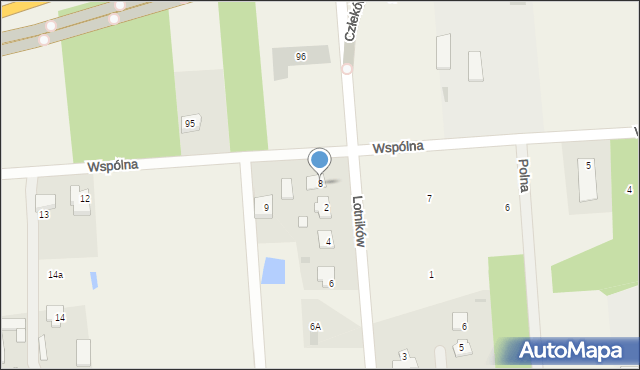 Karpiska, Wspólna, 8, mapa Karpiska