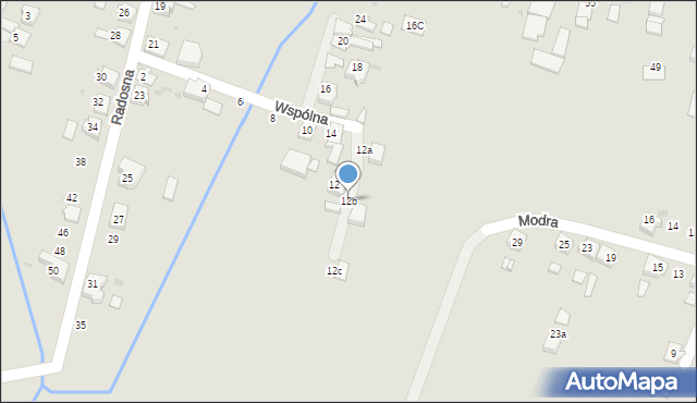 Kędzierzyn-Koźle, Wspólna, 12b, mapa Kędzierzyna-Koźle