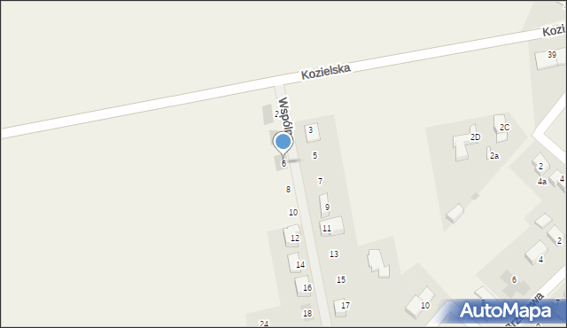 Kleszczów, Wspólna, 6, mapa Kleszczów