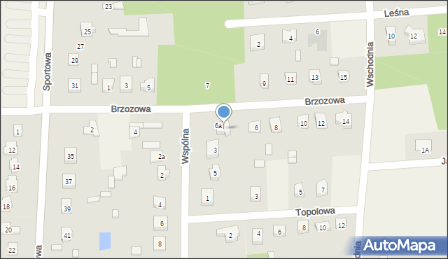 Kleszczów, Wspólna, 1, mapa Kleszczów