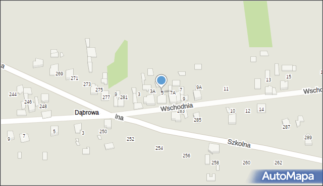 Kłobuck, Wschodnia, 5, mapa Kłobuck