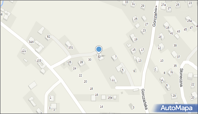 Kluszkowce, Wspólna, 32, mapa Kluszkowce