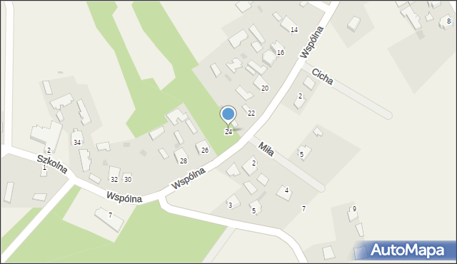 Knapy, Wspólna, 24, mapa Knapy
