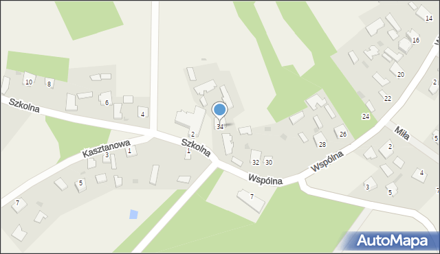 Knapy, Wspólna, 34, mapa Knapy