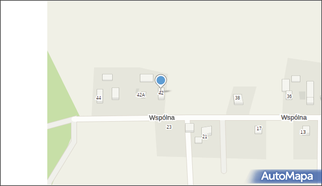 Kochanowo, Wspólna, 42, mapa Kochanowo