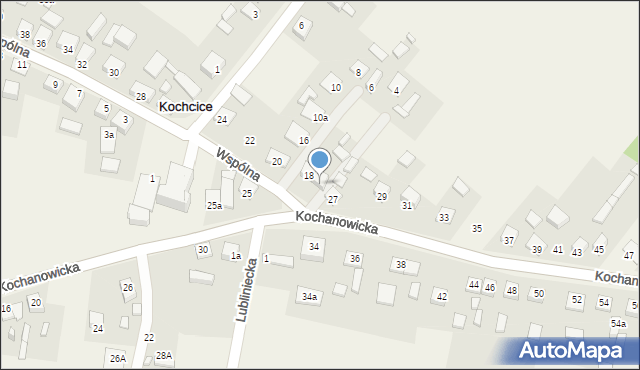 Kochcice, Wspólna, 2, mapa Kochcice