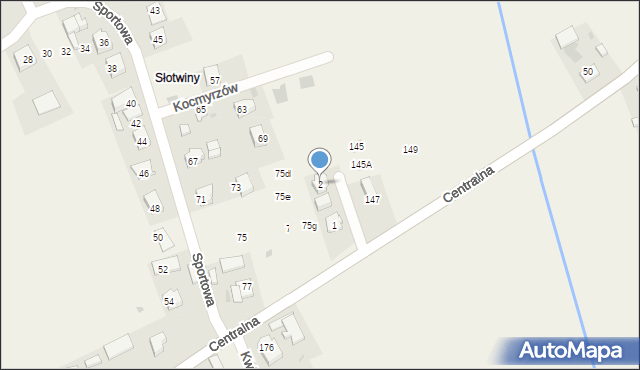 Kocmyrzów, Wspólna, 2, mapa Kocmyrzów