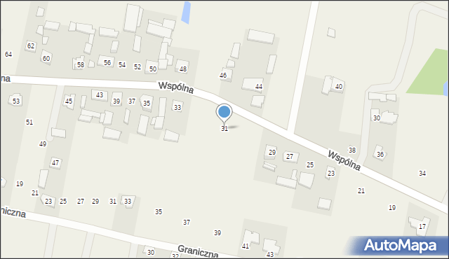 Królewiec, Wspólna, 31, mapa Królewiec