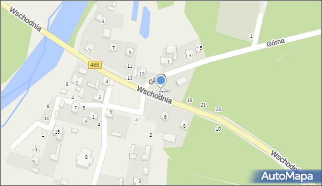 Krzeczów, Wschodnia, 17, mapa Krzeczów