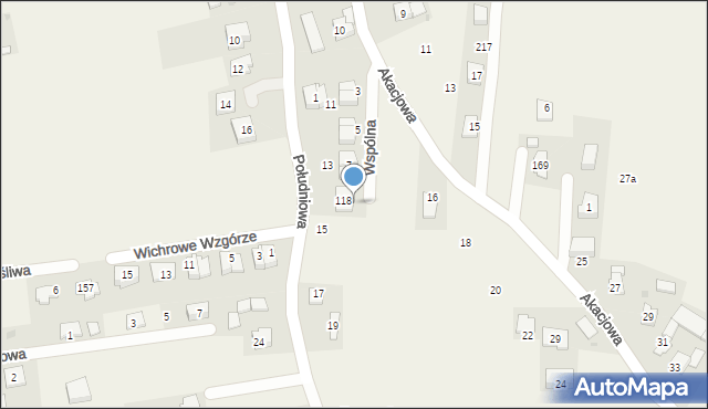 Krzysztoforzyce, Wspólna, 10, mapa Krzysztoforzyce
