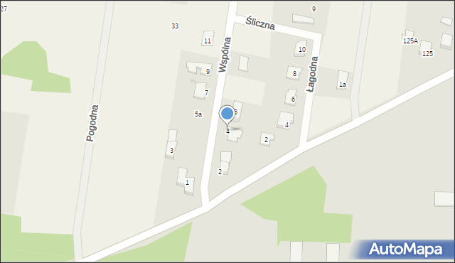 Krzywiec, Wspólna, 4, mapa Krzywiec
