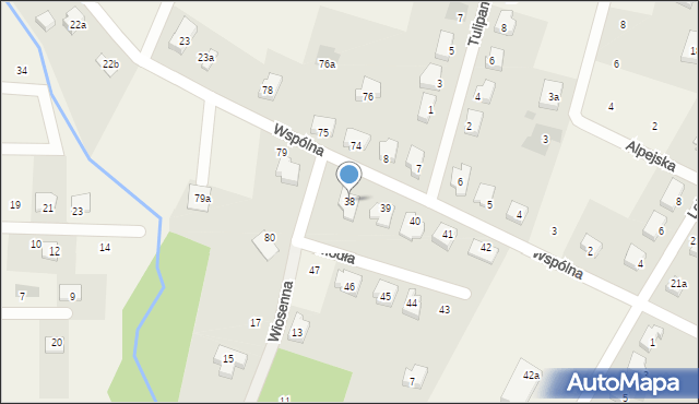 Kurowice, Wspólna, 19, mapa Kurowice