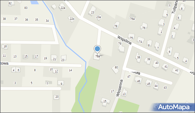 Kurowice, Wspólna, 25, mapa Kurowice