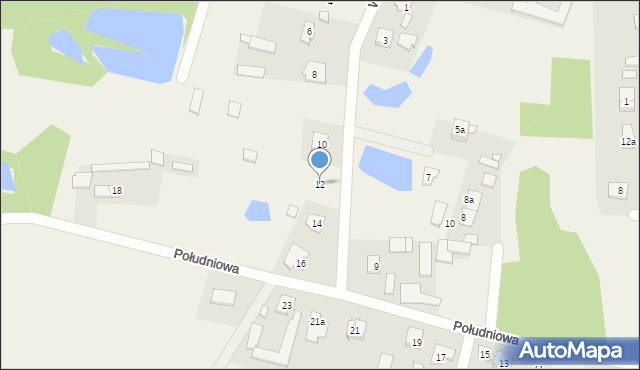 Ładzyń, Wspólna, 12, mapa Ładzyń