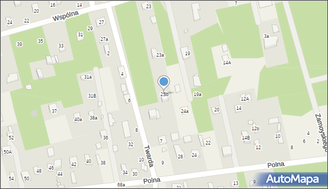 Letnisko Nowy Jadów, Wspólna, 23b, mapa Letnisko Nowy Jadów