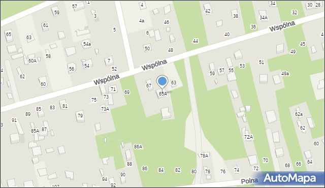 Letnisko Nowy Jadów, Wspólna, 65A, mapa Letnisko Nowy Jadów