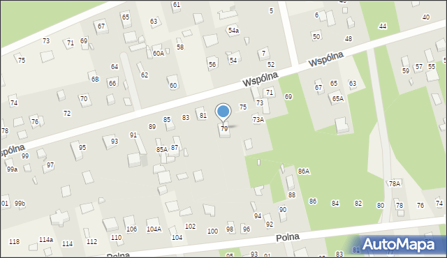 Letnisko Nowy Jadów, Wspólna, 79, mapa Letnisko Nowy Jadów