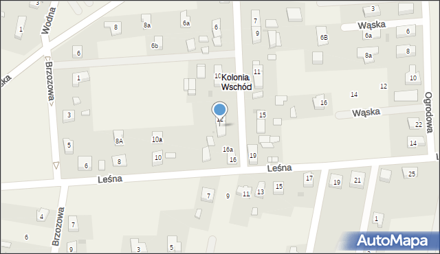 Lutynia, Wschodnia, 14, mapa Lutynia