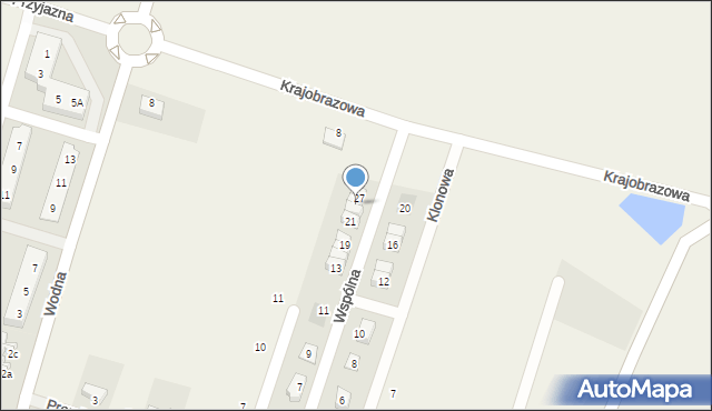 Lutynia, Wspólna, 25, mapa Lutynia