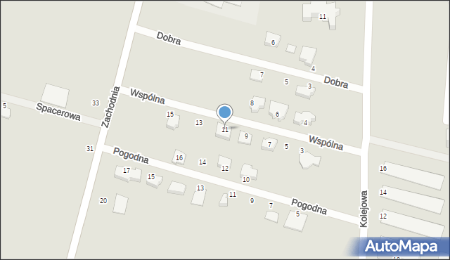 Maków Mazowiecki, Wspólna, 11, mapa Maków Mazowiecki