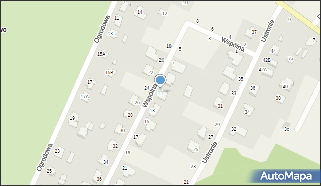 Maksymilianowo, Wspólna, 11, mapa Maksymilianowo