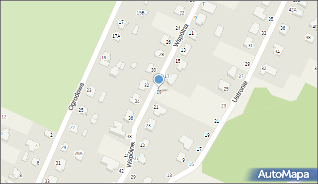 Maksymilianowo, Wspólna, 19, mapa Maksymilianowo
