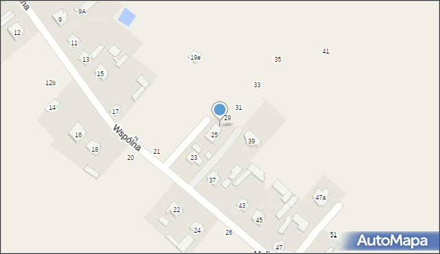 Maliszew, Wspólna, 27, mapa Maliszew