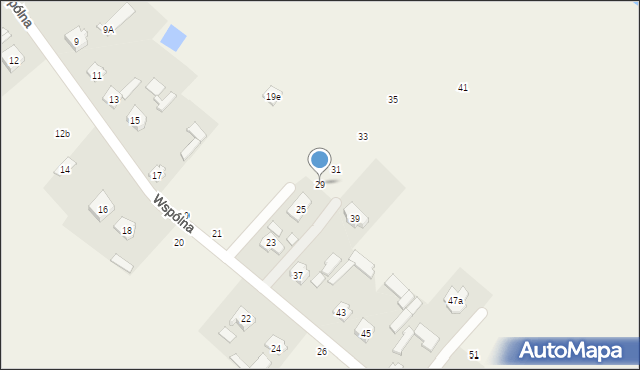 Maliszew, Wspólna, 29, mapa Maliszew