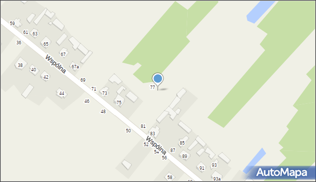 Maliszew, Wspólna, 79, mapa Maliszew