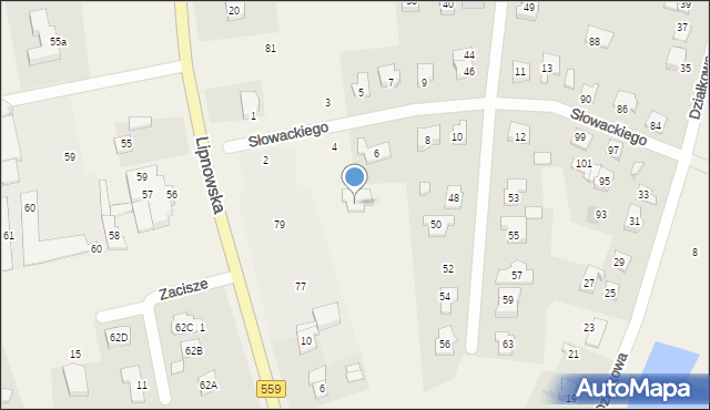 Mańkowo, Wspólna, 66, mapa Mańkowo