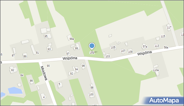 Marianka, Wspólna, 101, mapa Marianka