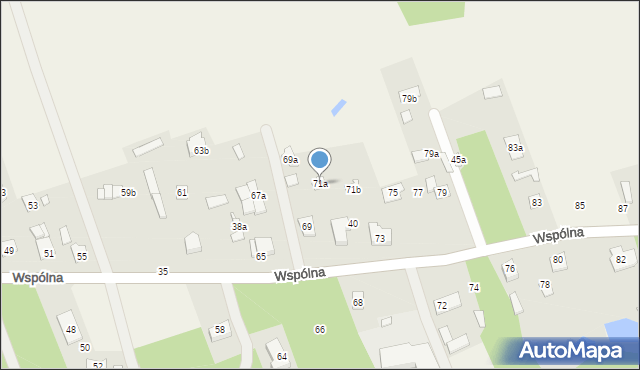 Marianka, Wspólna, 71a, mapa Marianka