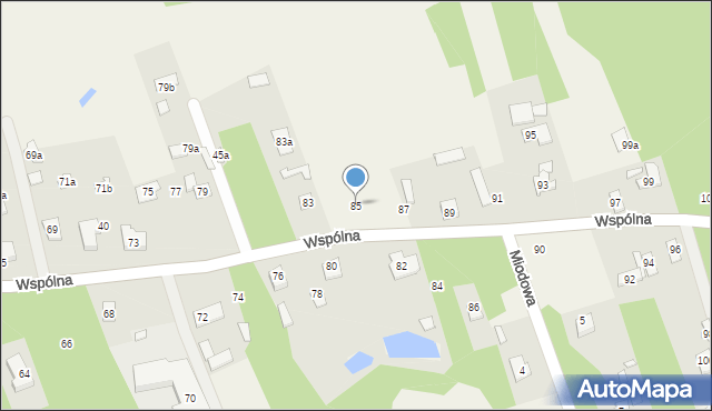 Marianka, Wspólna, 85, mapa Marianka