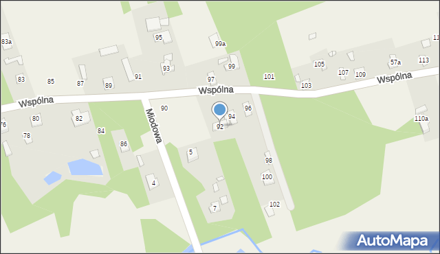 Marianka, Wspólna, 92, mapa Marianka