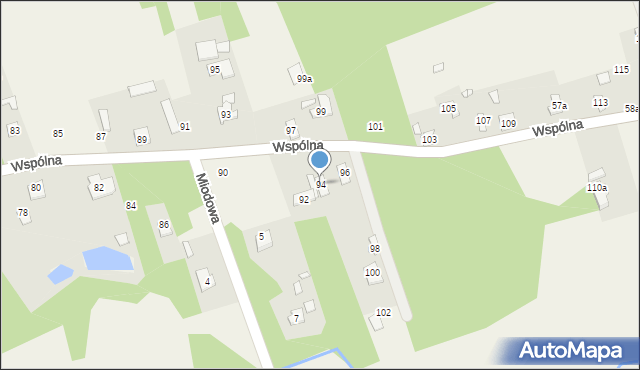 Marianka, Wspólna, 94, mapa Marianka