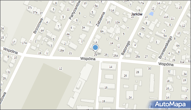 Marki, Wspólna, 23, mapa Marki
