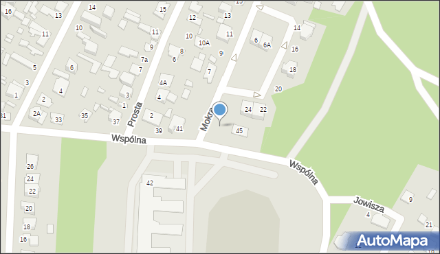 Marki, Wspólna, 43, mapa Marki