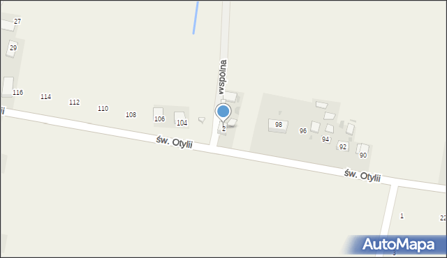 Marszowice, Wspólna, 2, mapa Marszowice