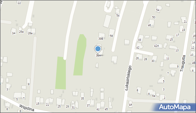Miechów, Wspólna, 39A, mapa Miechów