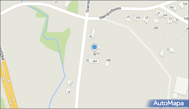 Mikołów, Wspólna, 38, mapa Mikołów