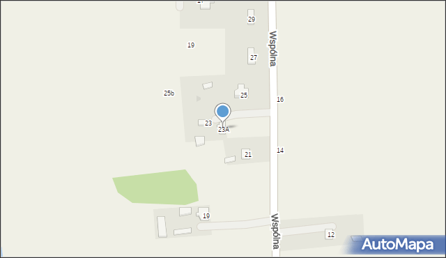 Mirowice, Wspólna, 23A, mapa Mirowice