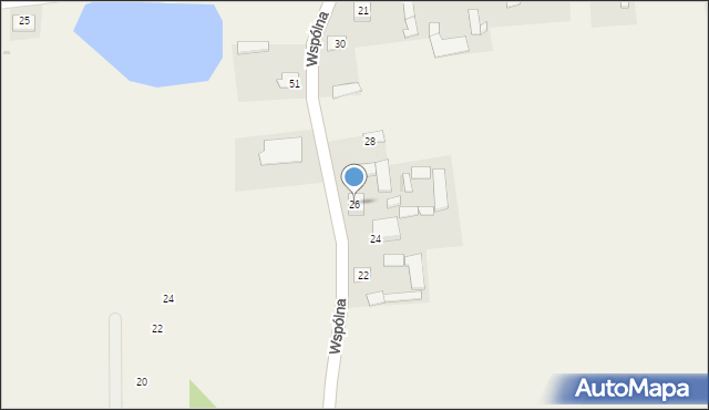 Mirowice, Wspólna, 26, mapa Mirowice