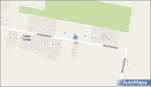 Modliszewice, Wschodnia, 60, mapa Modliszewice
