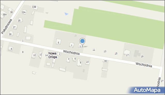 Modliszewice, Wschodnia, 9, mapa Modliszewice
