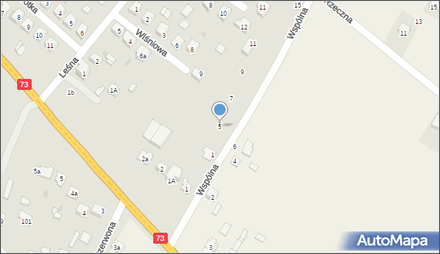 Morawica, Wspólna, 5, mapa Morawica