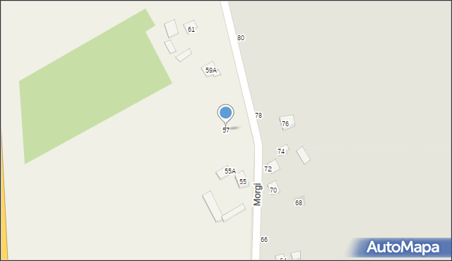 Morgi, Wspólna, 57, mapa Morgi