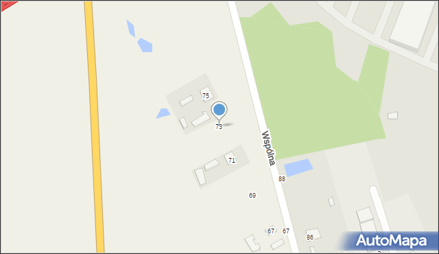 Morgi, Wspólna, 73, mapa Morgi