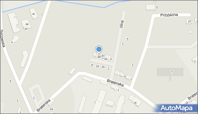 Namysłów, Wspólna, 4d, mapa Namysłów